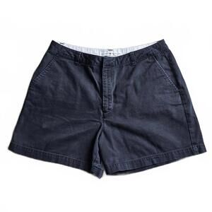 Vintage Tommy Hilfiger Navy Chino Shorts Womens Size 10 Preppy Classic Y2K D/56
